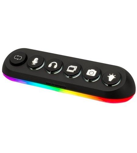 HUB DECK 5 STREAMPLIFY 5 PUERTOS RGB 5-RGB-US-F-BK 