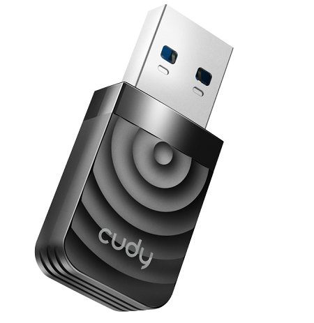 ADAPTADOR WIFI CUDY WU1300S AC1300 HIGH GAIN USB 3.0 