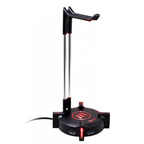 SOPORTE GAMING PARA AURICULARES MAXELL W/USB HUB CA-HS 