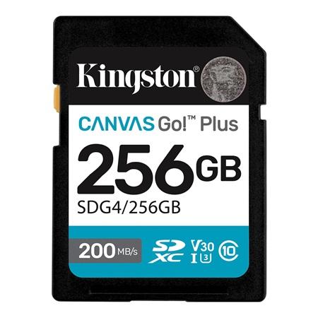 MEMORIA SD KINGSTON 256GB CANVAS GOPLUS SDG4/256GB