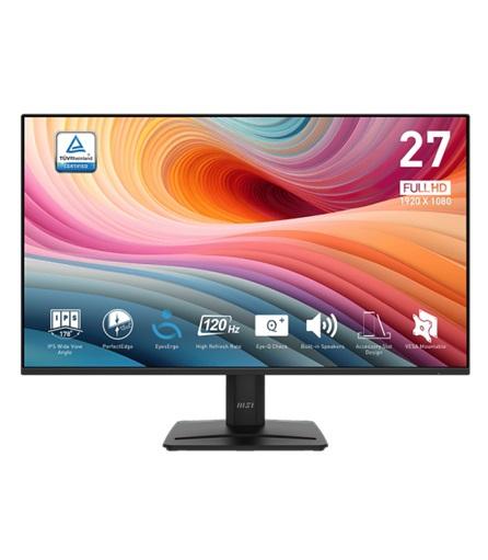 MONITOR MSI 27" PRO MP275 E2/ FHD 1920X1080/ 120HZ / HDMI-DP/ 9S6-3PC3CM-001