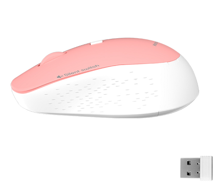 MOUSE INALAMBRICO MEETION R570 PINK