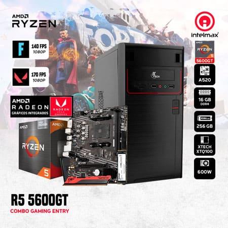 PC GAMING AMD RYZEN 5 5600GT/16GB RAM/256GB SSD/SIN SO