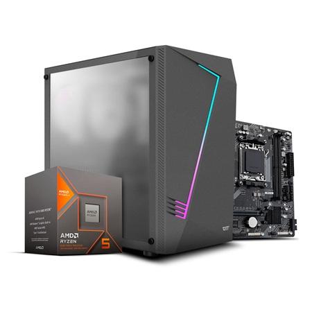 PC MAX RYZEN 5 8600G 16GB RAM B650M  M.2 500GB AL390 DARK