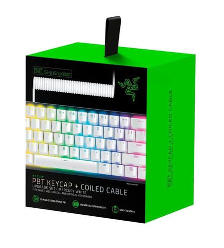 TECLAS GAMING RAZER PBT KEYCAP+COILED RC21-01490900-R3M1