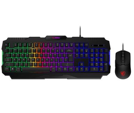 COMBO DE TECLADO Y MOUSE GAMING MSI FORGE GK100 S11-04US20L