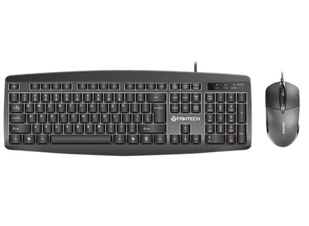 COMBO DE TECLADO Y MOUSE USB FANTECH KM-100 BLACK 