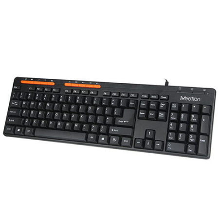 TECLADO USB MEETION K600M BLACK 