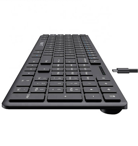 TECLADO HAVIT MULTIMEDIA KB252 USB TIPO C HVKB-KB252-BK