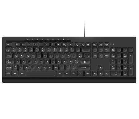 TECLADO MULTIMEDIA KLIP XTREME USB KKM-252S ULTRADELGADO 