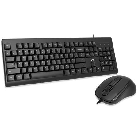 COMBO DE TECLADO Y MOUSE USB FANTECH GO KM-103 BLACK 