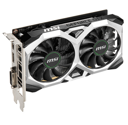 TARJETA DE VIDEO MSI GEFORCE GTX 1650D6 VENTUS XS OC 4GB GDDR6 912-V812-003