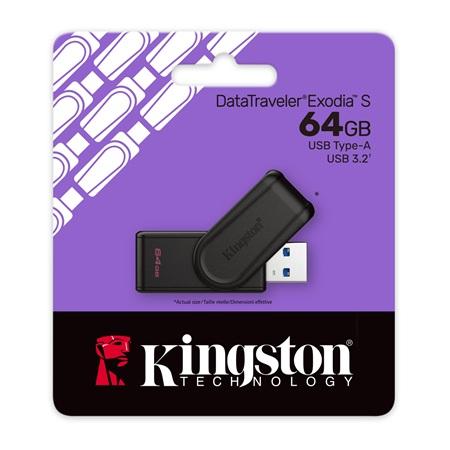 MEMORIA USB KINGSTON 64GB DATATRAVELER EXODIA DTXS/64GB