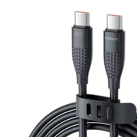 CABLE TOOCKI TIPO C A TIPO C 1.2M BLACK TXCTT2-RL01M