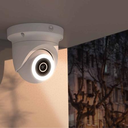 CAMARA INTELIGENTE PARA EXTERIORES WIFI UNNO CAM5 3MP 360° CM1415WT 