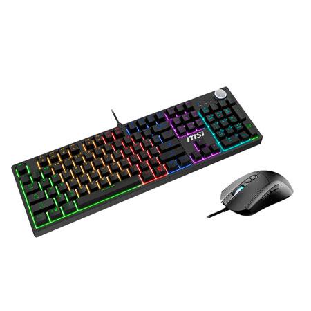 COMBO DE TECLADO Y MOUSE GAMING MSI FORGE GK320 US S11-04CE204-HH9
