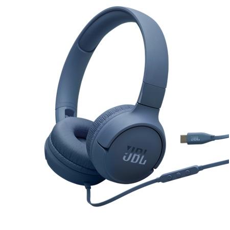 HEADSET JBL 520 USB-C BLUE JBLT520CBLUAM