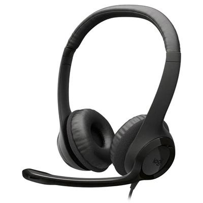HEADSET LOGITECH TIPO C H390 NEGRO