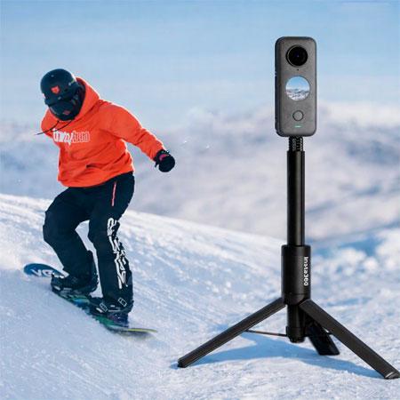 INSTA360 2 EN 1 INVISIBLE SELFIE STICK + TRIPODE CINX2CB/G