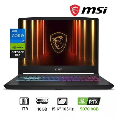 LAPTOP GAMING MSI KATANA 15 HX 15.6" I7-14650HX 1TB 16GB RTX 5070 WIN11 B14WGK-293US
