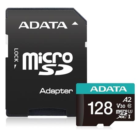 MEMORIA MICRO SD ADATA 128GB UHS-I   AUSDX128GUI3V30SA2-RA1