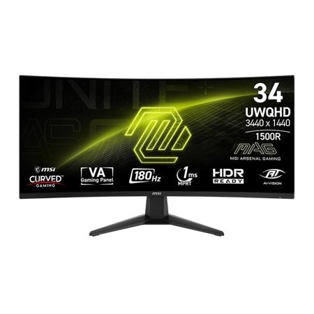 MONITOR MSI MAG 34" CURVO 346CQ 3440x1440 180HZ VA 9S6-3DD71M-004