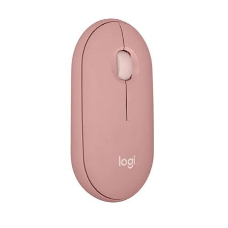 MOUSE LOGITECH PEBBLE M350S ROSE 910-007048