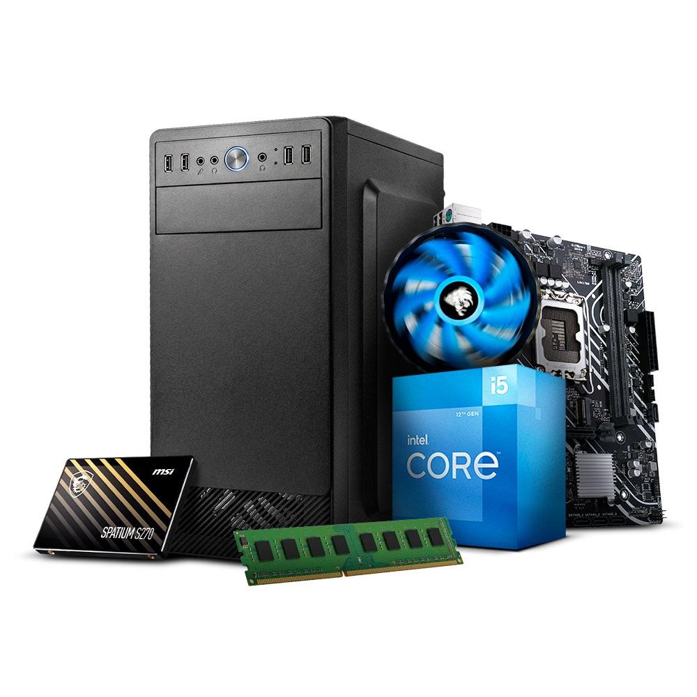 PC MAX I5 12400 16GB RAM 240GB SSD 600W CASE CX31KU