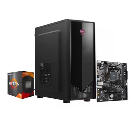 PC MAX OFFICE RYZEN 7 5700G 16GB DDR4 480GB SSD M.2  CON TECLADO Y MOUSE CASE AIGO B352
