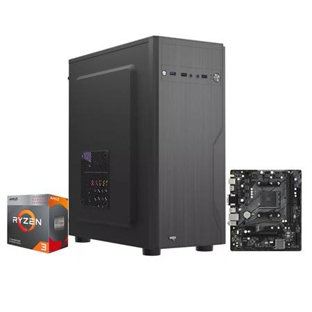 PC MAX RYZEN 3 3200G 16GB RAM 256GB SSD CASE AIGO B350