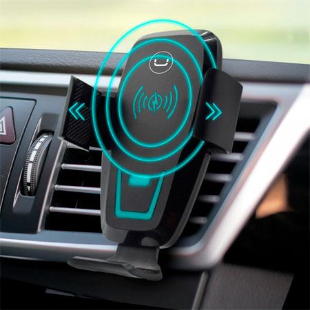 SOPORTE PARA MOVIL UNNO TEKNO CH3010BK CON BRAZO EXTENSIBLE Y CARGADOR INALAMBRICO