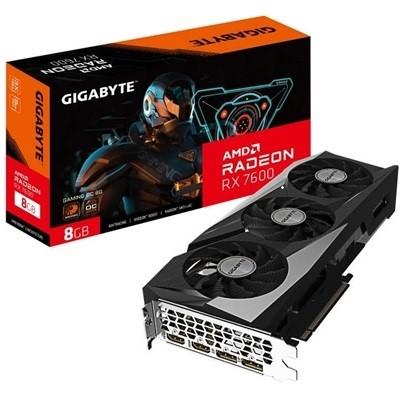 TARJETA DE VIDEO GIGABYTE RADEON RX 7600 8GB GDDR6 GV-R76GAMING OC-8GD