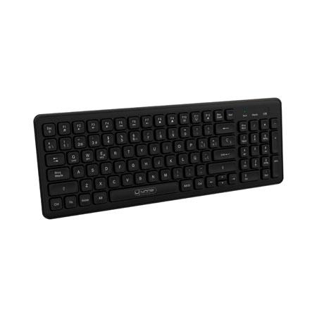 TECLADO INALÁMBRICO KEYPRO MULTIDISPOSITIVO UNNO TEKNO KB6761BK