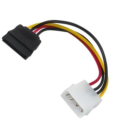 CONECTOR MOLEX/4-PIN A SATA/15PIN 15CM XTECH XTC-310