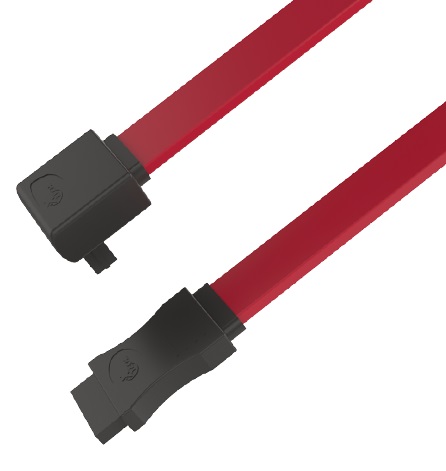 CABLE SATA CON ANGULO PARA DATOS ROJO XTECH XTC-326