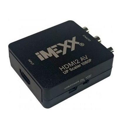 ADAPTADOR DE VIDEO IMEXX HDMI A 3RCA 1080P IME-10482