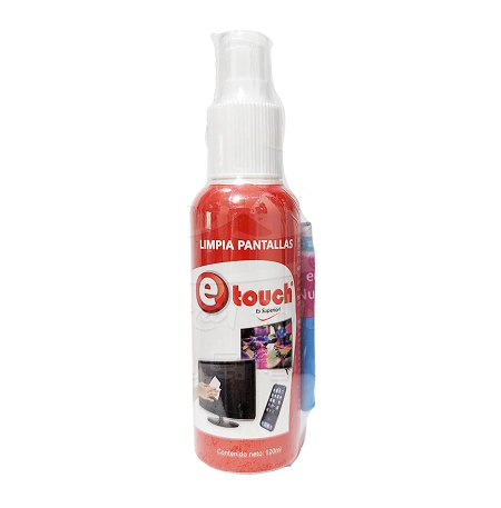 LIMPIADOR DE PANTALLAS ETOUCH 120ml