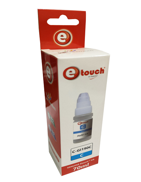 BOTE DE TINTA ETOUCH SERIE G 70ML CYAN