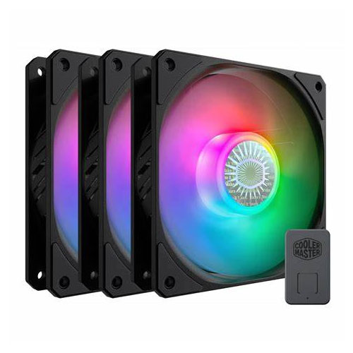 VENTILADORES COOLER MASTER SICKLEFLOW 3 EN 1  SICKLEFLOW 120 ARGB FAN BLACK MFX-B2DN-183PA-R1/ 1212151