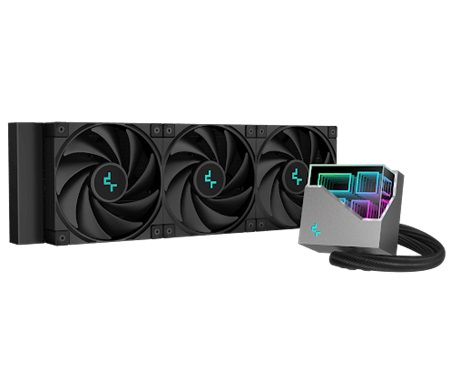 ENFRIAMIENTO LIQUIDO DEEPCOOL LT720 360MM 3 VENTILADORES 120MM RGB R-LT720-BKMNF G1