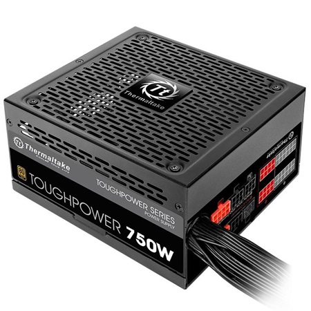 FUENTE DE PODER THERMALTAKE 750W 80 PLUS GOLD TOUGHPOWER MODULAR SIN CAJA