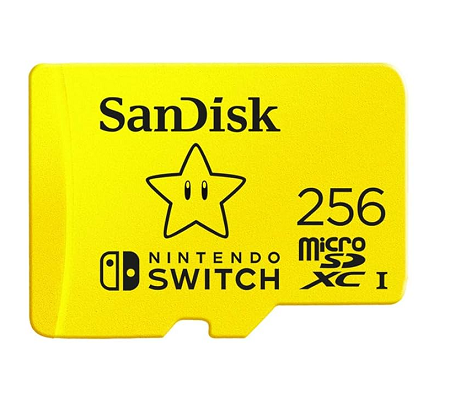 MEMORIA MICRO SD SANDISK 256GB UHSI NINTENDO SWITCH SDSQXAO-256G-GNCZN