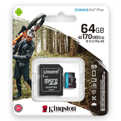 MEMORIA MICRO SD KINGSTON CANVAS GOPLUS SDCG3/64GB