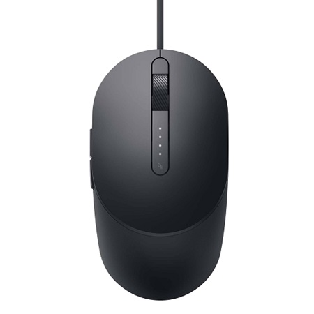 MOUSE DELL USB MS3220-BLK LASER WIRED BLACK