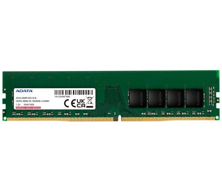 MEMORIA RAM ADATA DDR4, 2666MHZ 16GB AD4U266616G19-SGN DIMM