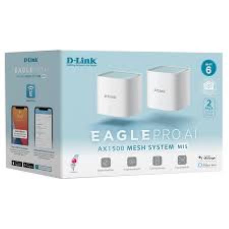 ROUTER D-LINK AX1500 WIFI 6 MESH KIT M15 