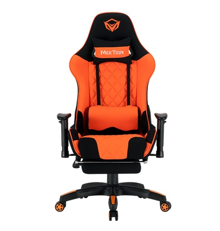 SILLA GAMER MEETION CHR25 NEGRO NARANJA