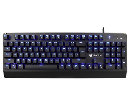 TECLADO MECANICO GAMING RGB USB MEETION MK01