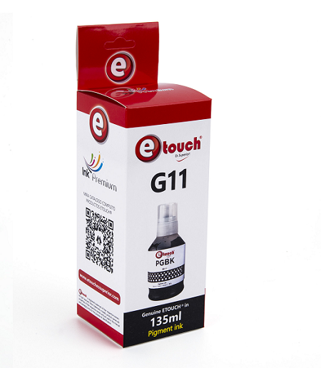 BOTELLA TINTA ETOUCH SERIE G11 BLACK 135ML