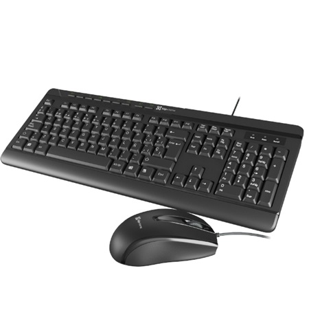 COMBO DE TECLADO Y MOUSE KLIPXTREME USB DESKMATE KCK-251S 